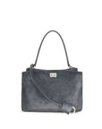 Balenciaga Gray Calf Leather Bos Taurus Handbag