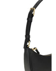 Valentino Garavani Black Calf Leather Bos Taurus Shoulder Bag
