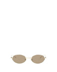 Alexander McQueen Gold Metal Sunglasses