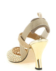 Fendi Beige Polyamide High Heel Pumps