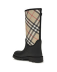 Burberry Black Rubber Rain Boots