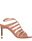 Tom Ford Pink Leather Stiletto Heel Sandals