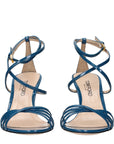 Tom Ford Blue Leather Stiletto Heel Sandals