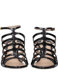 Tom Ford Black Leather Stiletto Heel Sandals
