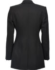 Dolce & Gabbana Black Virgin Wool Blazer