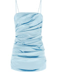 Dolce & Gabbana Blue Acetate Short Dress