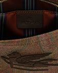Etro Multicolor Cotton Clutch Bag