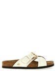 Valentino Garavani White Calfskin Slides