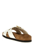 Valentino Garavani White Calfskin Slides