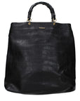Jil Sander Black Leather Handbag