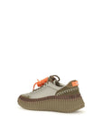 Chloé Bicolor Polyurethane Athletic Sneakers