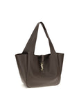 Saint Laurent Brown Calf Leather Bos Taurus Shoulder Bag