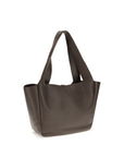 Saint Laurent Brown Calf Leather Bos Taurus Shoulder Bag