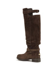 Jimmy Choo Brown Calf Leather Bos Taurus Lace-Up Boots