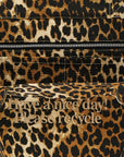 Ganni Brown Recycled Cotton Tote Bag