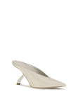 Ferragamo Beige Calf Leather Bos Taurus Mules