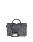 Balenciaga Gray Lamb Ovis Aries Aries Shoulder Bag