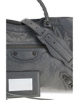 Balenciaga Gray Lamb Ovis Aries Aries Shoulder Bag