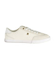 Tommy Hilfiger White Polyurethane Women's Sneaker