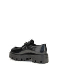 Prada Black Calf Leather Bos Taurus Slip-On Loafers