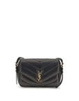 Saint Laurent Black Lamb Ovis Aries Aries Shoulder Bag