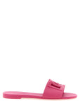 Dolce & Gabbana Fuchsia Polyurethane Slides