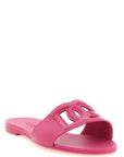 Dolce & Gabbana Fuchsia Polyurethane Slides