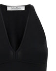 Max Mara Black Viscose Sleeveles T-Shirt