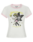 Ganni White Organic Cotton T-Shirt