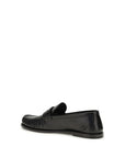 Saint Laurent Black Calf Leather Bos Taurus Slip-On Loafers