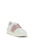 Valentino Garavani White Calf Leather Bos Taurus Low Top Sneakers