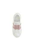 Valentino Garavani White Calf Leather Bos Taurus Low Top Sneakers