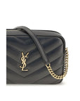 Saint Laurent Black Lamb Ovis Aries Aries Shoulder Bag