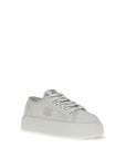 Miu Miu White Polyamide Platform Sneakers