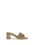 Miu Miu Beige Lamb Ovis Aries Aries Platform Sandals