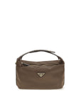 Prada Brown Recycled Polyamide Shoulder Bag