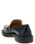 Tod's Black Calfskin Slip-On Loafers