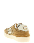 Gucci Beige Calfskin Low Top Sneakers
