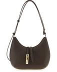 Furla Brown Calfskin Shoulder Bag