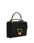 Coccinelle Black Calf Leather Bos Taurus Shoulder Bag