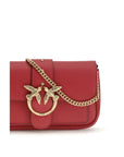 PINKO Multicolor Calf Leather Bos Taurus Shoulder Bag