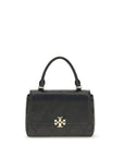 Tory Burch Black Calf Leather Bos Taurus Handbag