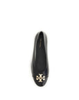 Tory Burch Black Calf Leather Bos Taurus Ballet Flats