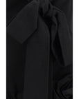 Magda Butrym Black Cotton Cocktail Dress