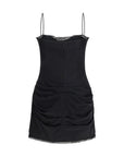 Magda Butrym Black Silk Cocktail Dress