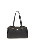 Dolce & Gabbana Black Calf Leather Bos Taurus Shoulder Bag