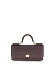 Dolce & Gabbana Brown Calf Leather Bos Taurus Shoulder Bag