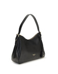 Prada Black Calf Leather Bos Taurus Shoulder Bag