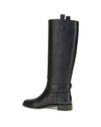 Ferragamo Black Calf Leather Bos Taurus Boots