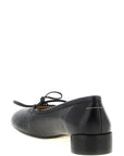 MM6 Maison Margiela Black Calfskin Mid Heel Pumps